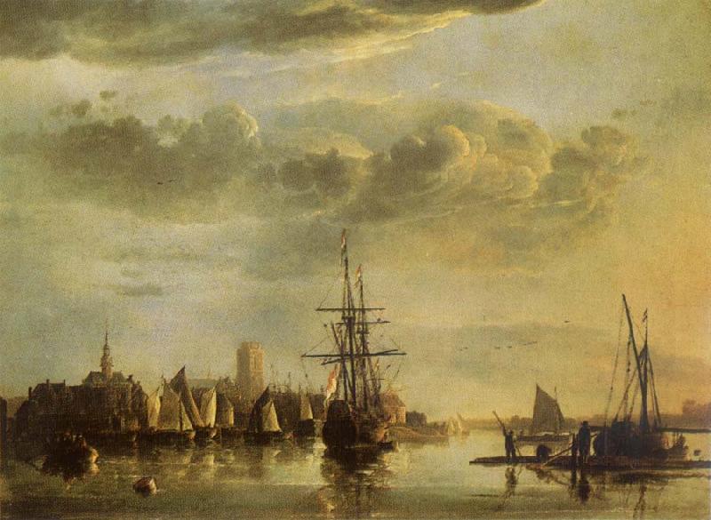 Aelbert Cuyp The Meuse by Dordrecht oil painting image